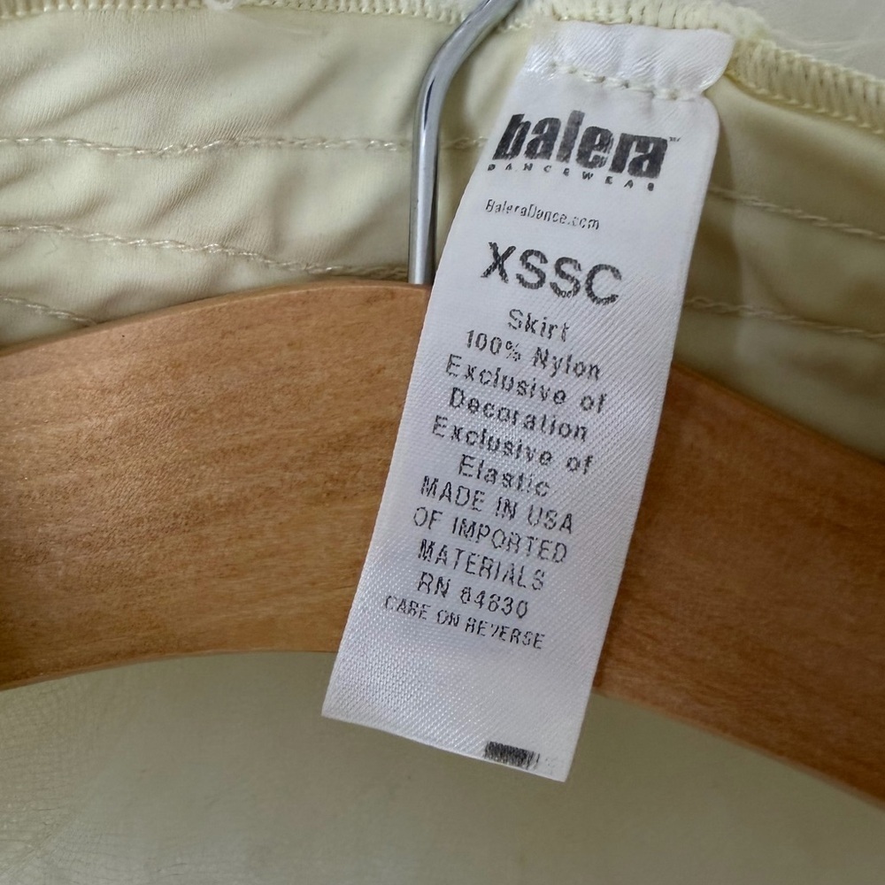 Balera Dancewear Ivory Tutu Skirt XSSC